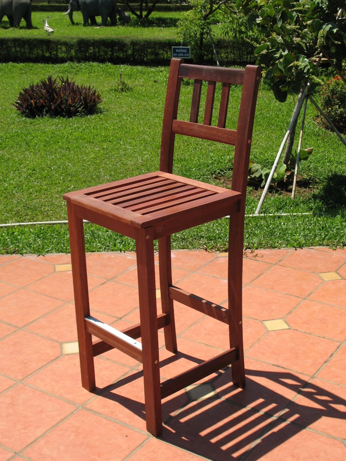 Pebble Lane Living 7-Piece Outdoor Premium Wood Patio Bar ...