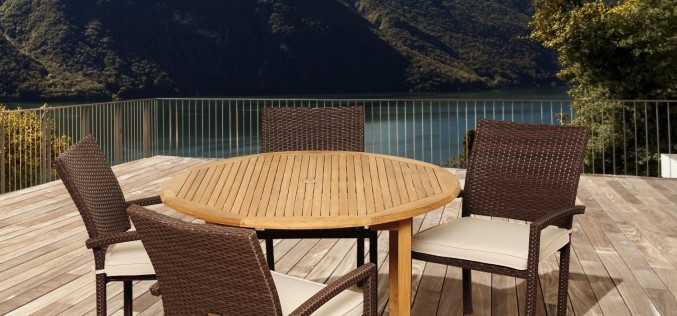 Amazonia Teak Colorado 5-Piece Teak/Wicker Patio Dining Set Review