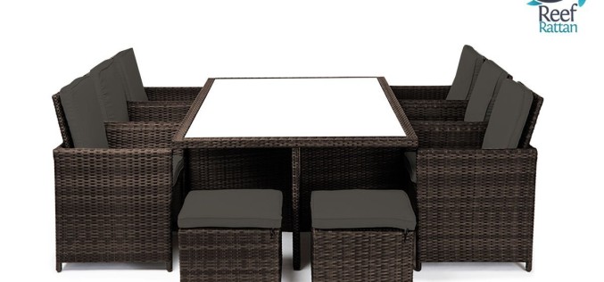 Reef Rattan Bahama 6 Cube Patio Dining Set Review