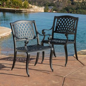Marietta Outdoor 7-Piece Cast Aluminum Dining Set