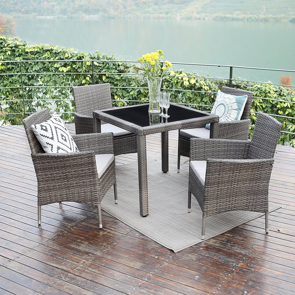 Wisteria Lane Wicker Rattan Patio Dining Table Review Best Patio
